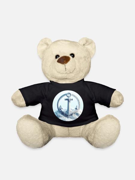 Anker in Eis Landschaft - Teddy - Schwarz