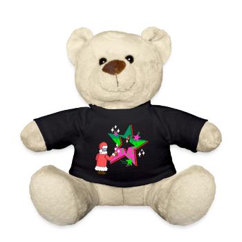 Pulvérisateur de Noël Pulvérisateur de Noël Père Noël - Nounours - noir - Devant