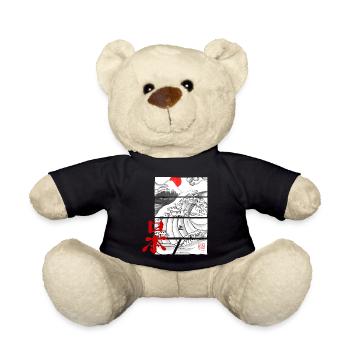 Japan-Welle - Teddy - Schwarz - Vorne