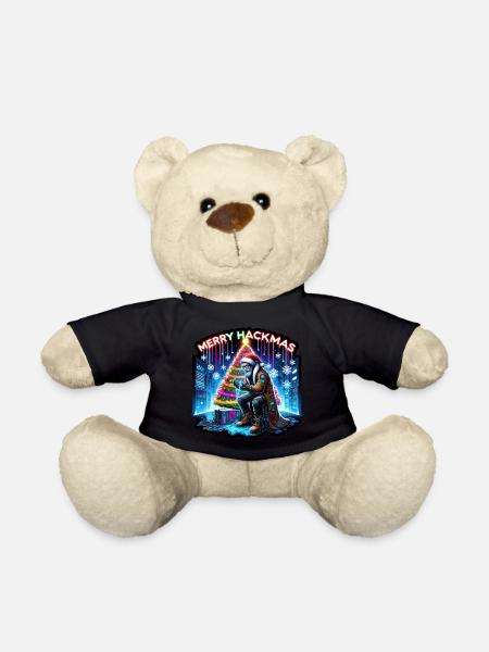 Cyber-Weihnachten - Teddy - Schwarz