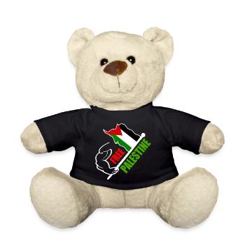 Free palestine - Nounours - noir - Devant