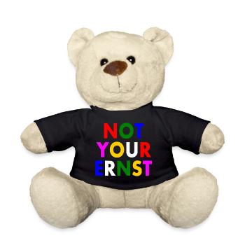 Not your ernst - Teddy - Schwarz - Vorne