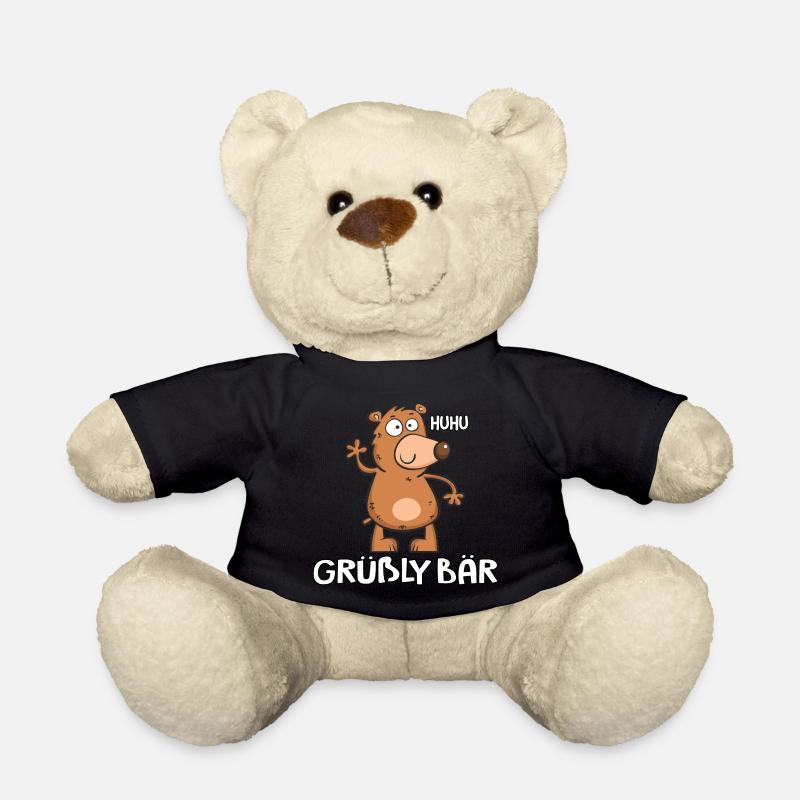 Grüßlybär - Teddy - Schwarz