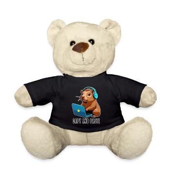 Capybara avec Joke Capy et Pâte - Nounours - noir - Devant