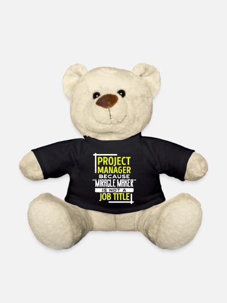 Projektmanager Statement Job Manager Karriere - Teddy - Schwarz