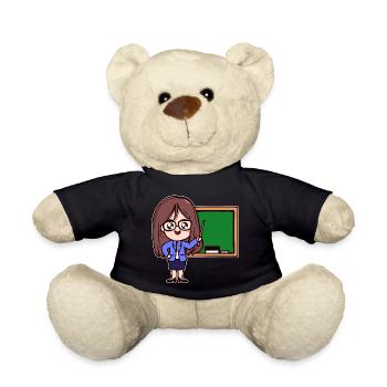 Teacher, Career, Success, Profession, Job, Supervisor - Teddy Bear - black - Front
