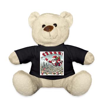 Weihnachts Design 13 - Teddy - Schwarz - Vorne