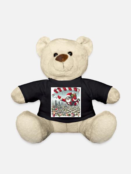 Weihnachts Design 13 - Teddy - Schwarz