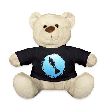 Deep Sea Diving Aquatic Sports Apnea Diver - Teddy Bear - black - Front