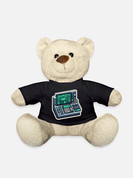 Retro Computer Console Neon - Teddy - Schwarz