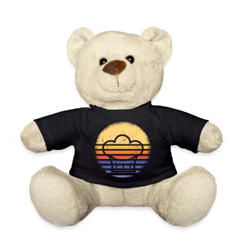 Cook Retro Sunset Cooking - Teddy Bear - black - Front