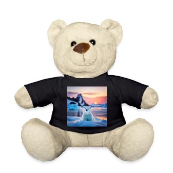 Puuh auf der Eisscholle - Teddy - Schwarz - Vorne