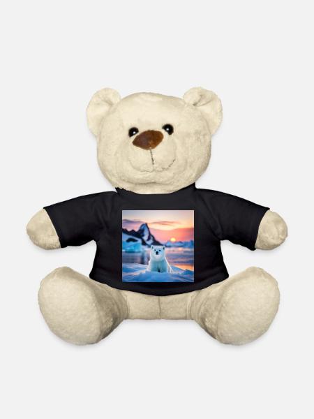 Puuh auf der Eisscholle - Teddy - Schwarz