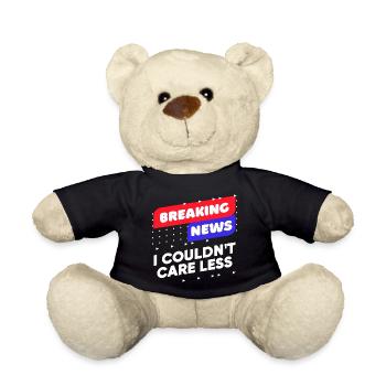 Anyway, cool saying, I don't care about attitude, relax - Teddy Bear - black - Front