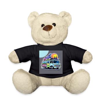 Camper Wohnmobil Campen - Teddy - Schwarz - Vorne