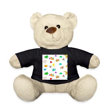 Pattern1 - Teddy Bear - black - Front
