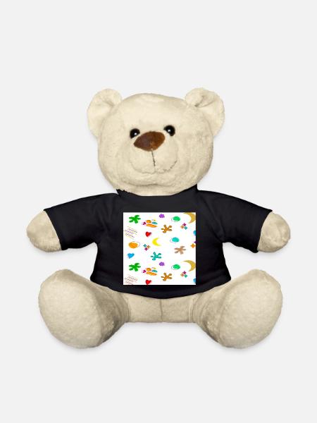 Muster1 - Teddy - Schwarz
