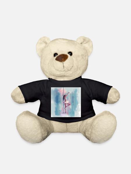 Guache Pole Pirouette - Teddy - Schwarz