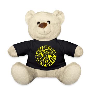 Hit the Ace as loud as you can Tennis ball Design - Teddy - Schwarz - Vorne