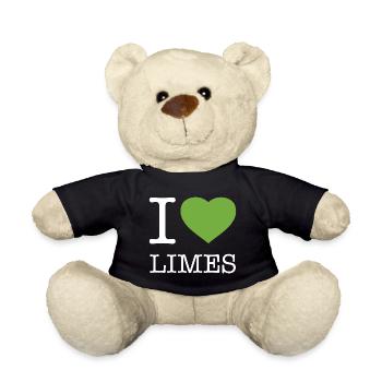 J’ADORE LES CITRONS VERTS - Nounours - noir - Devant