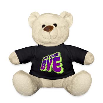 Cool saying: Doesn't matter, attitude, chill doesn't matter to me - Teddy Bear - black - Front