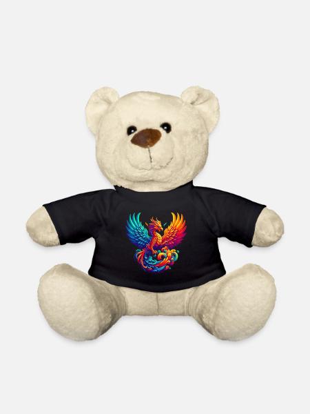 Hyperflammen des majestätischen Phönix - Teddy - Schwarz