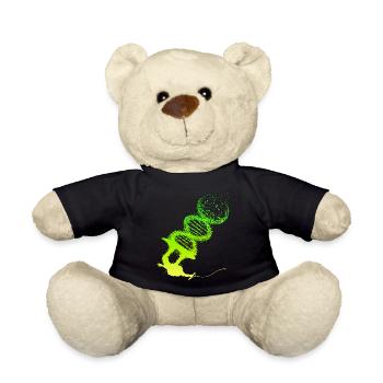 Kitesurfer, Stunt Wave, Wakeboard, Water Sports - Teddy Bear - black - Front