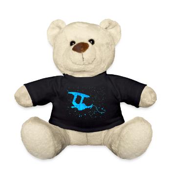Water Sports, Stunt, Kitesurfer, Surfing, Surfing - Teddy Bear - black - Front