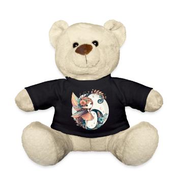6 Jahre Fee Elfe Geburtstag Geschenk - Teddy - Schwarz - Vorne