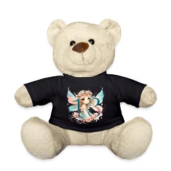 13 Jahre Fee Elfe Geburtstag Geschenk - Teddy - Schwarz - Vorne
