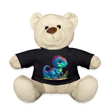 Dinosaurier - Teddy - Schwarz - Vorne