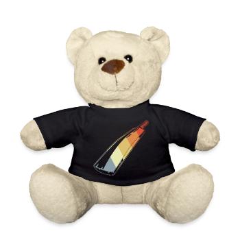 Batte de cricket style vintage - Nounours - noir - Devant