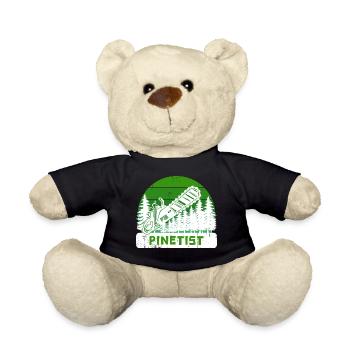 Forestier, Forêt, Arbre, Tronçonneuse, Menuiserie, Bûcheron - Nounours - noir - Devant