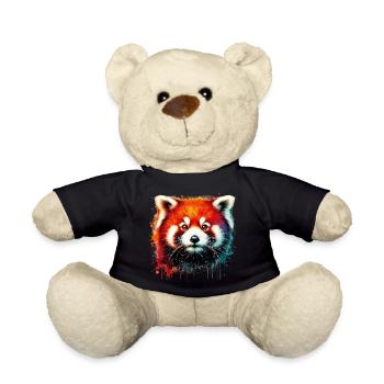 Kleiner Panda - Teddy - Schwarz - Vorne