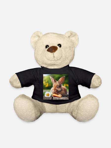 Entzückender Hase - Teddy - Schwarz