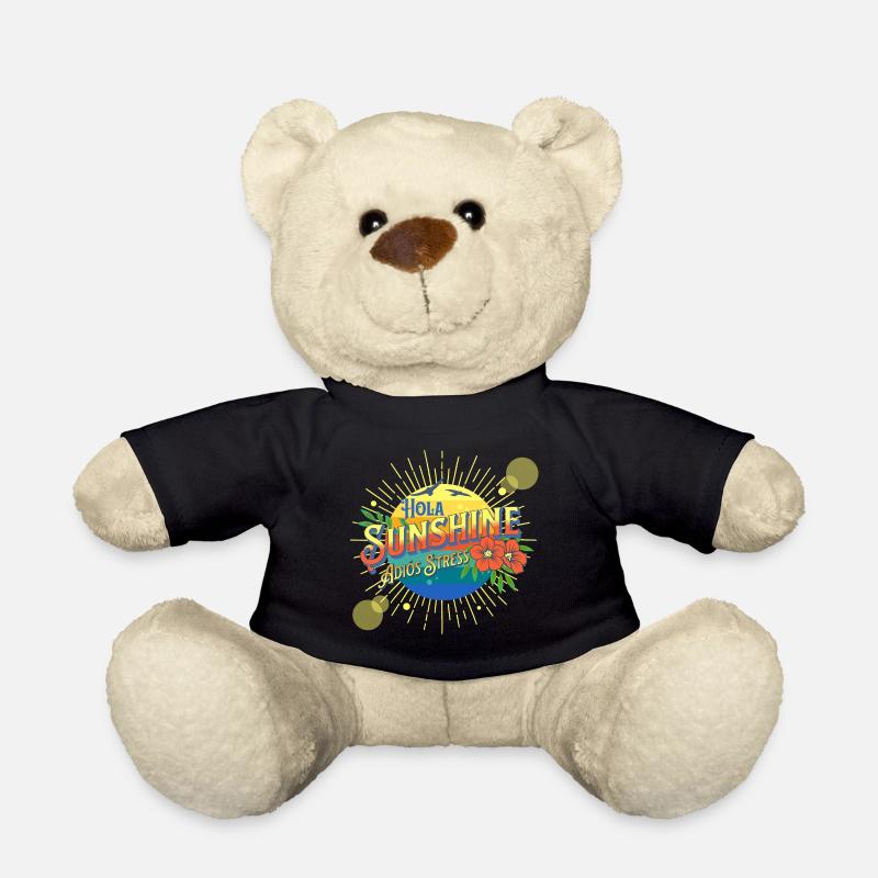 Latin Tropical Beach Summer Waves Sunny Vacation - Teddy - Schwarz