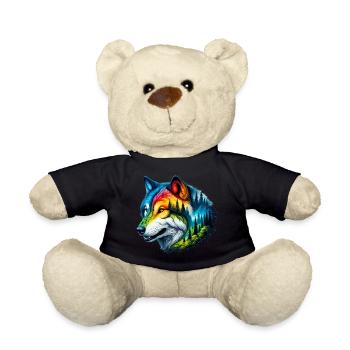 Loup - Nounours - noir - Devant