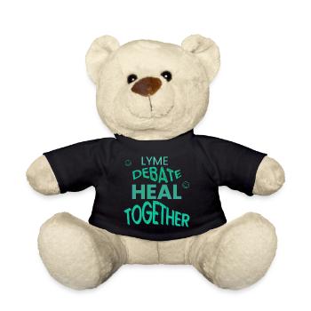 Healing Debates Lyme Debunking Controversial - Teddy Bear - black - Front