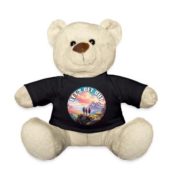 Nichts wie raus mit der Familie in die Natur - Teddy - Schwarz - Vorne