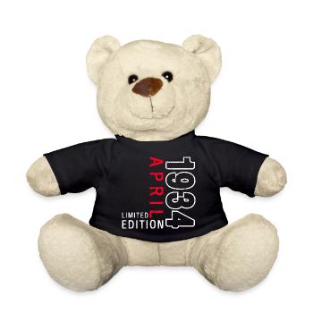 90e anniversaire cadeau mari avril Vintage 1934 - Nounours - noir - Devant