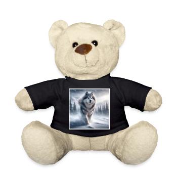 Husky - Teddy Bear - black - Front