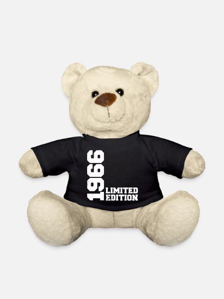 Jahrgang 1966 Klassiker 1966 Jubiläumsgeschenk - Teddy - Schwarz