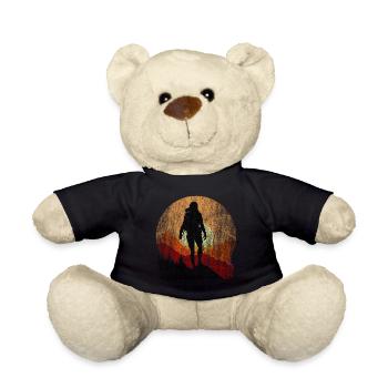 Woman Loves Hiking Hiking Hiking - Teddy Bear - black - Front