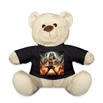 The Power of Zeus in Heavy Metal - Teddy Bear - black - Front
