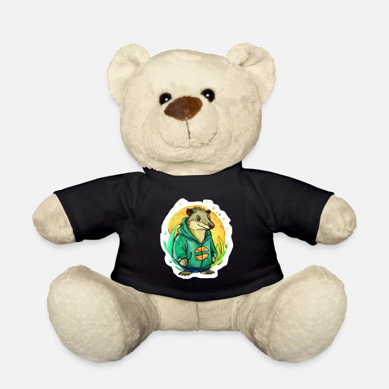 Little Water Rat - Teddy Bear - black