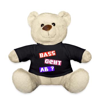 "Bass geht ab? Bassist Bass Musik Musiker - Teddy - Schwarz - Vorne