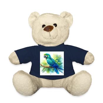 Aquarell Blauer Ara - Teddy - French Navy - Vorne