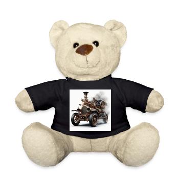 Wagon à vapeur - Nounours - noir - Devant