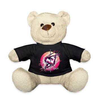 Cadeau rose dynamique de pole dance - Nounours - noir - Devant