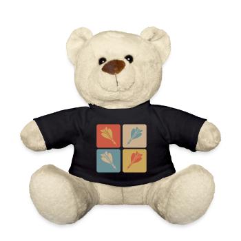 Design de fléchettes - Nounours - noir - Devant